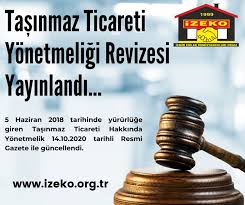 TAŞINMAZ TİCARETİ HAKKINDA YÖNETMELİK